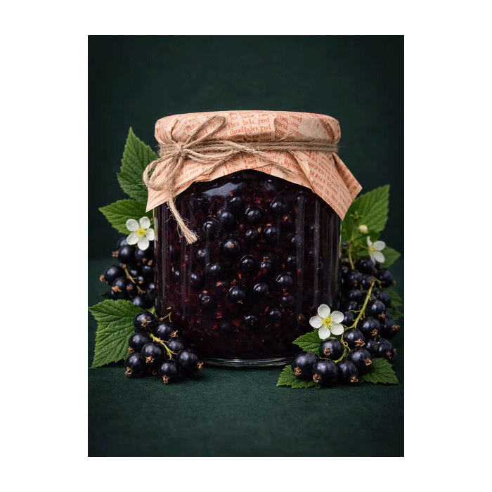 BlackCurrantJ BlackCurrant Jam 500g