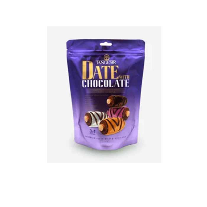 ChocoTan CHOCOLATE-COVERED DATES WITH ASSORTED ALMONDS